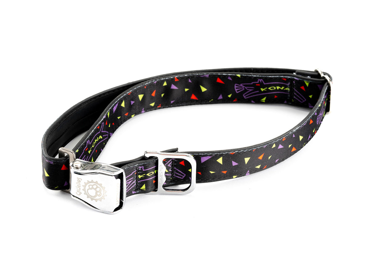 Kona Dog Collar - Large Black - Multi