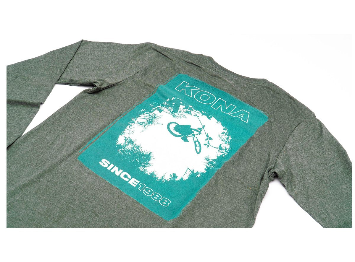 Kona Kyle Ritchie Long Sleeve Shirt - Heather Forest