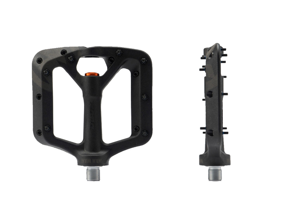 Kona Wah Wah 2 Composite Pedals - Small - Matt Black Matt Black