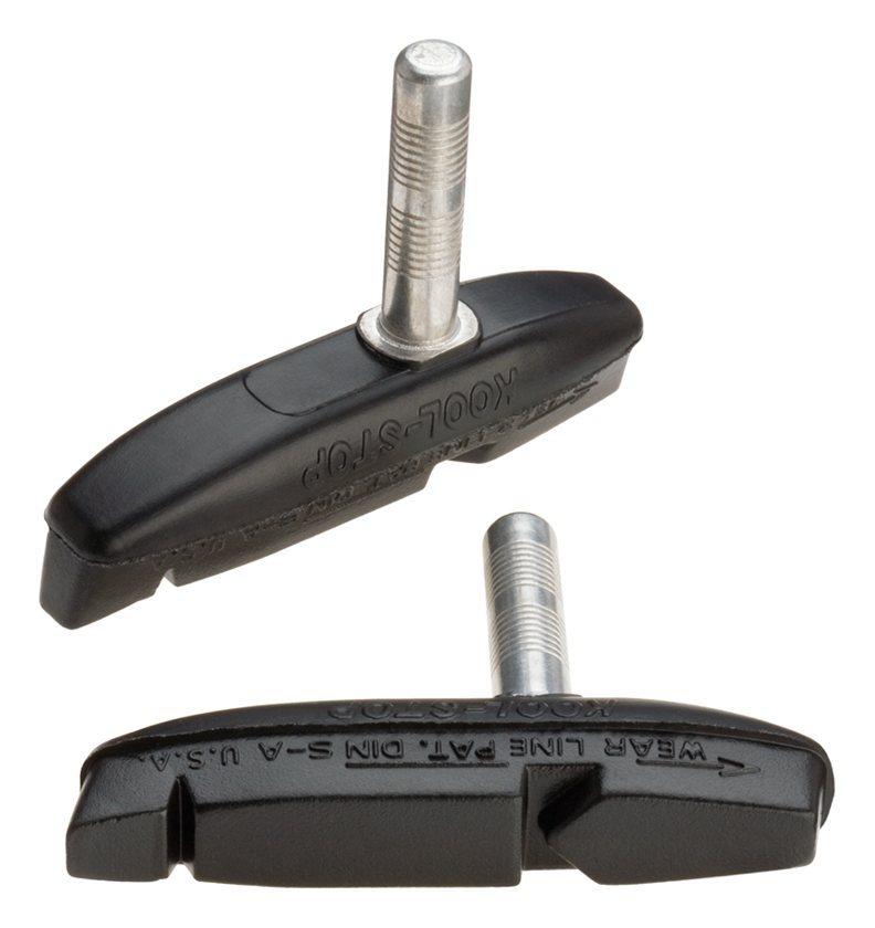 Kool Stop Eagle Claw II MTB V-Brake Pads - Smooth Post - Black Black Post Type Pads