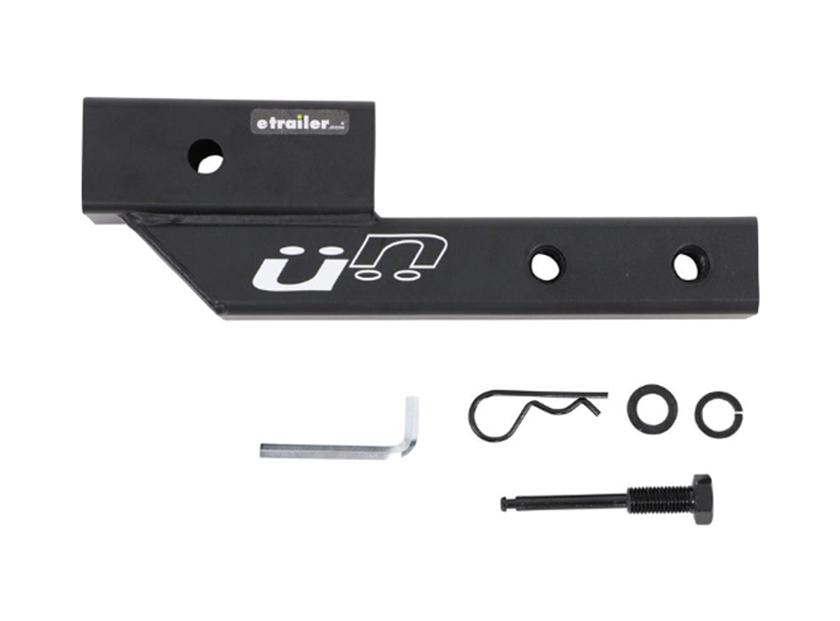 Kuat Hi-Lo 2" Two Position Hitch Extension Black 2 Position