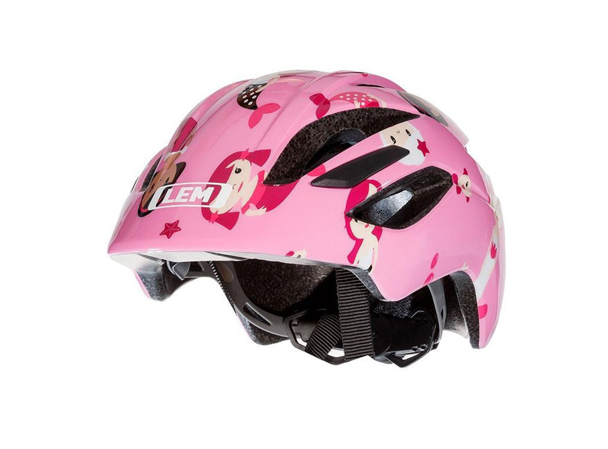 LEM Lil' Champ Toddlers Bike Helmet - Pink Mermaid Pink Mermaid One Size
