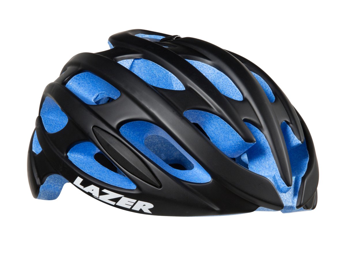 Lazer Blade Road Helmet - Black-Blue Black - Blue Small