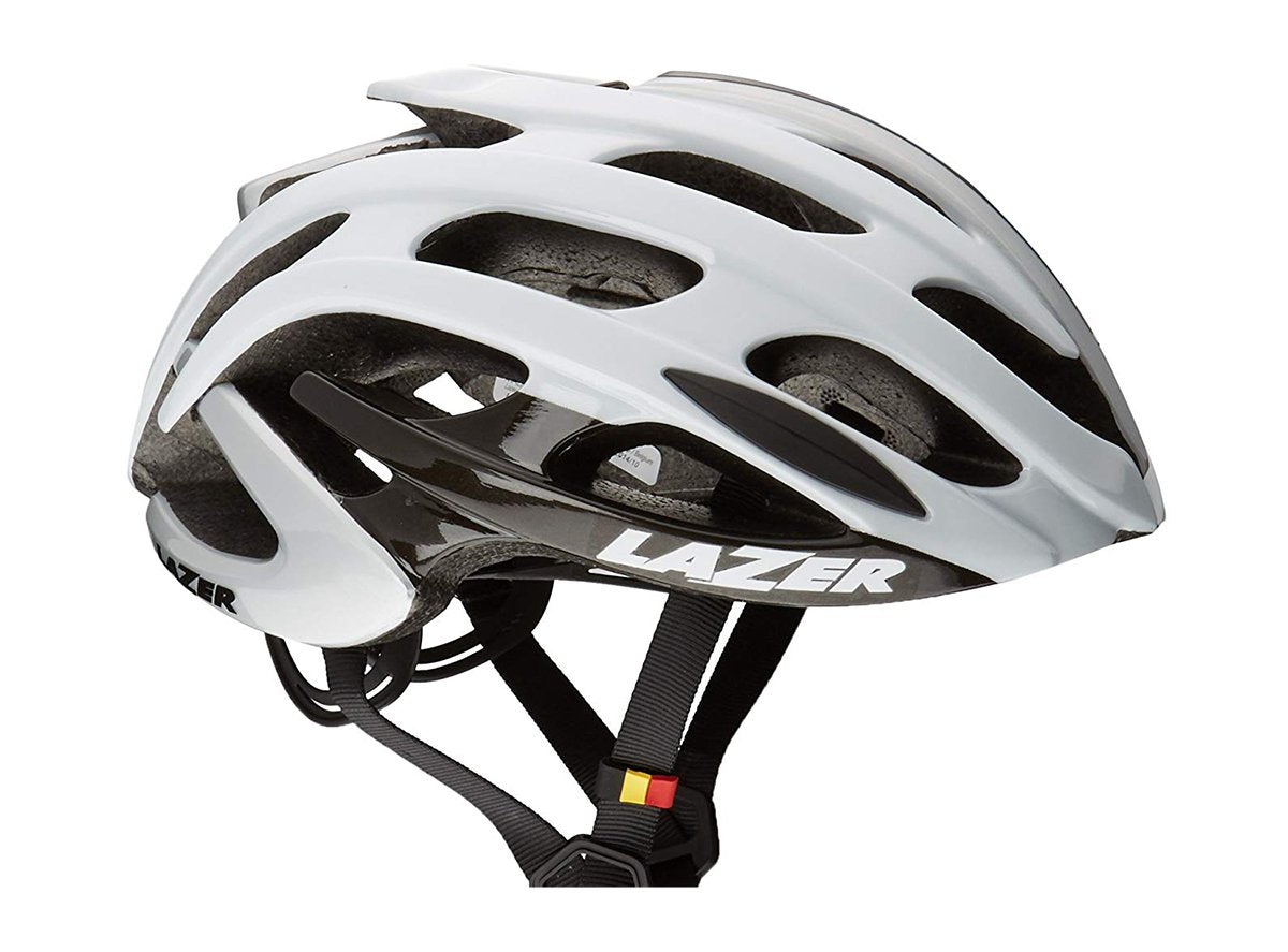 Lazer Blade Road Helmet - White-Silver White - Silver Medium