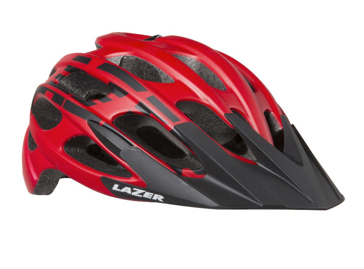 Lazer Magma+ MTB Helmet - Red-Black Red - Black Medium