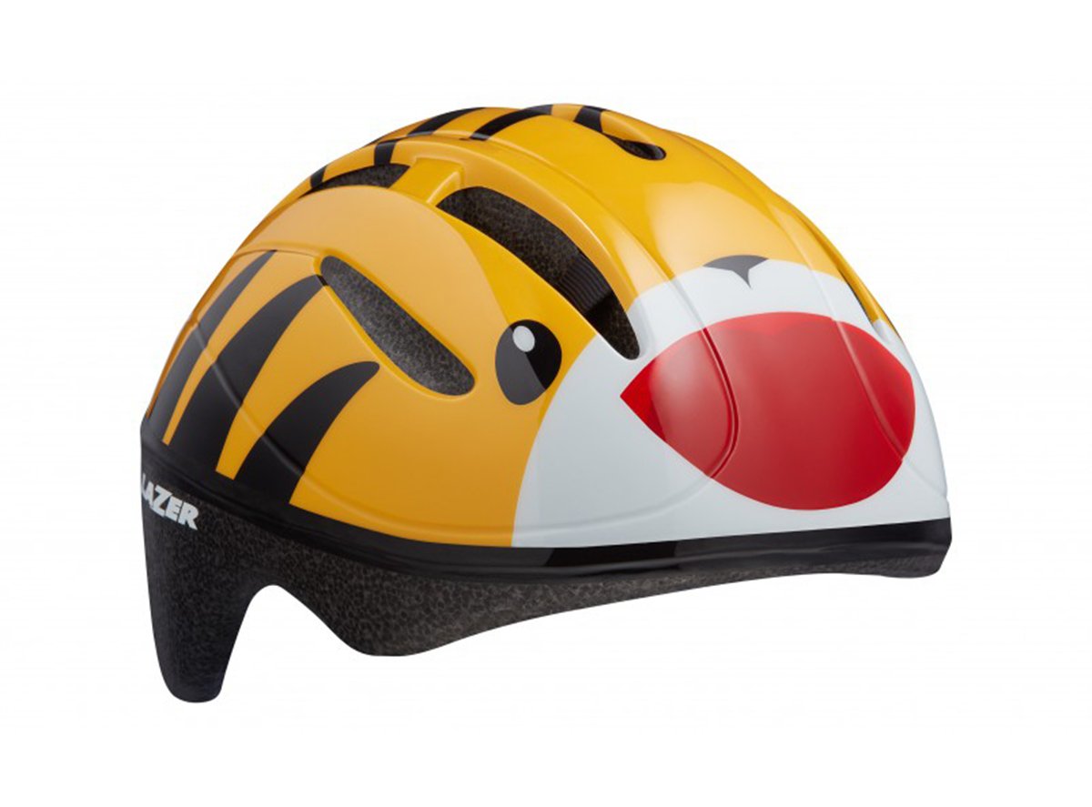 Lazer Bob Kids Helmet - Red Tiger - Tiger Tiger One Size - Comfit3 Retention System
