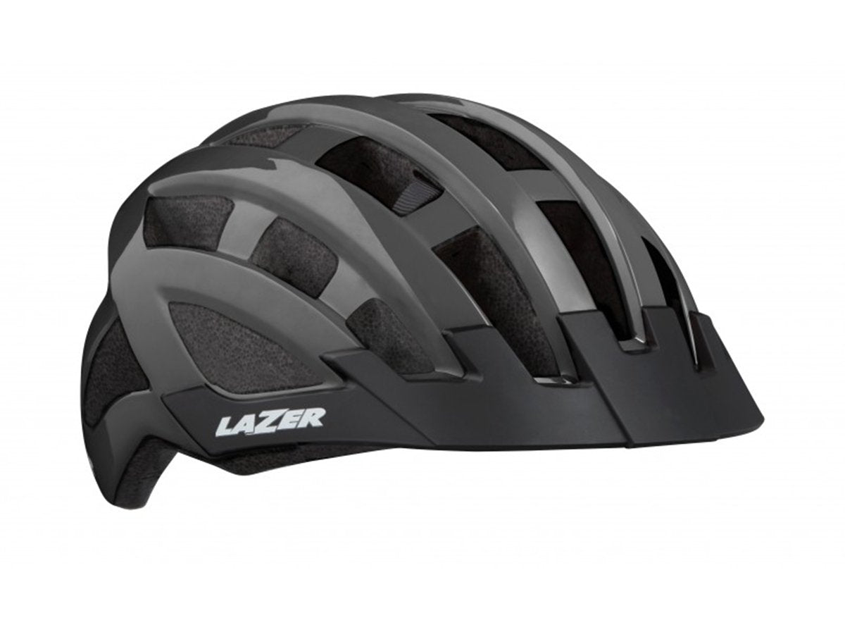 Lazer Compact Commuter Helmet - Titanium - 2020 Titanium One Size Rear Mounted LED Light