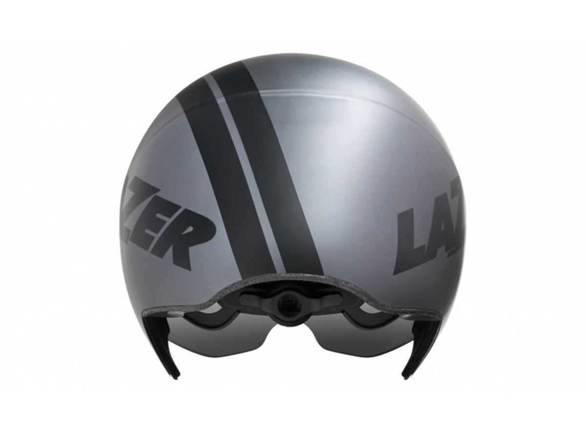 Lazer Victor TT Helmet - Titanium Stripes - 2020