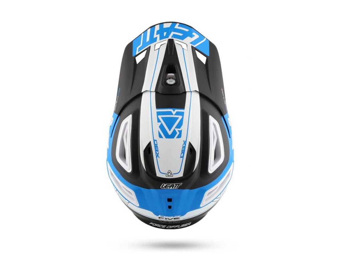 Leatt DBX 5.0 V12 Full Face Helmet - Black-Blue