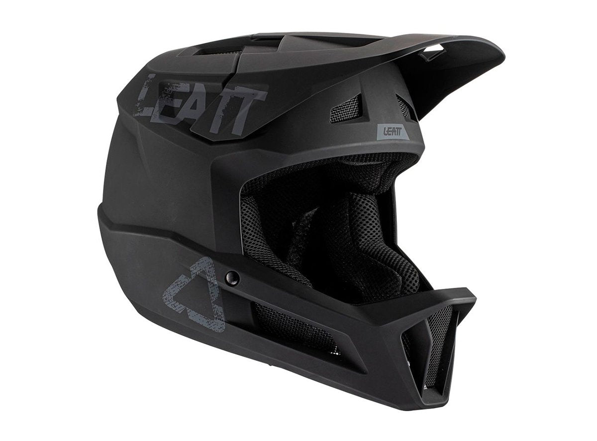 Leatt MTB 1.0 DH Helmet - Youth - Black - 2021 Black X-Small
