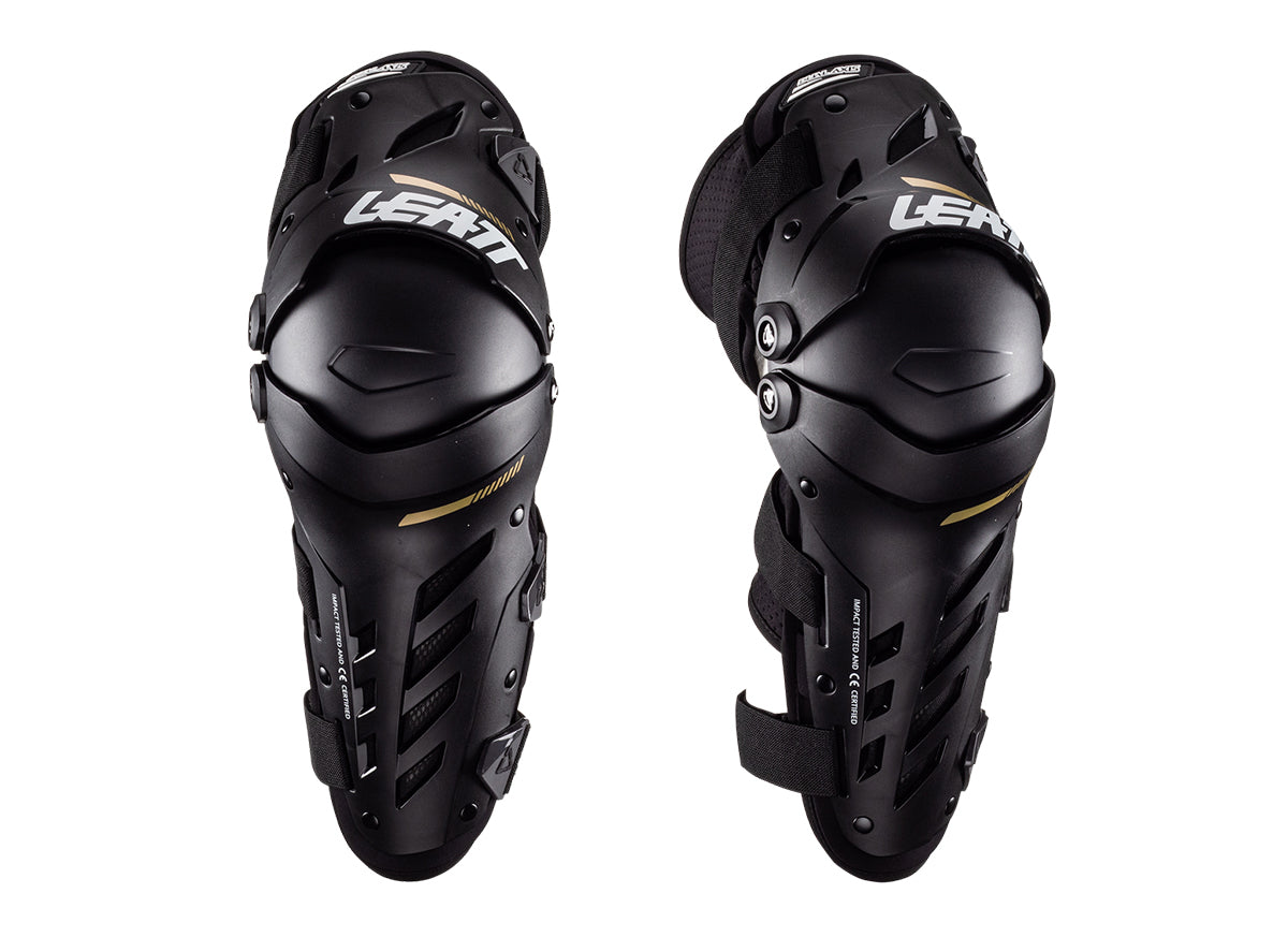 Leatt Dual Axis Knee & Shin Guard - Black - 2022 Black Small/Medium