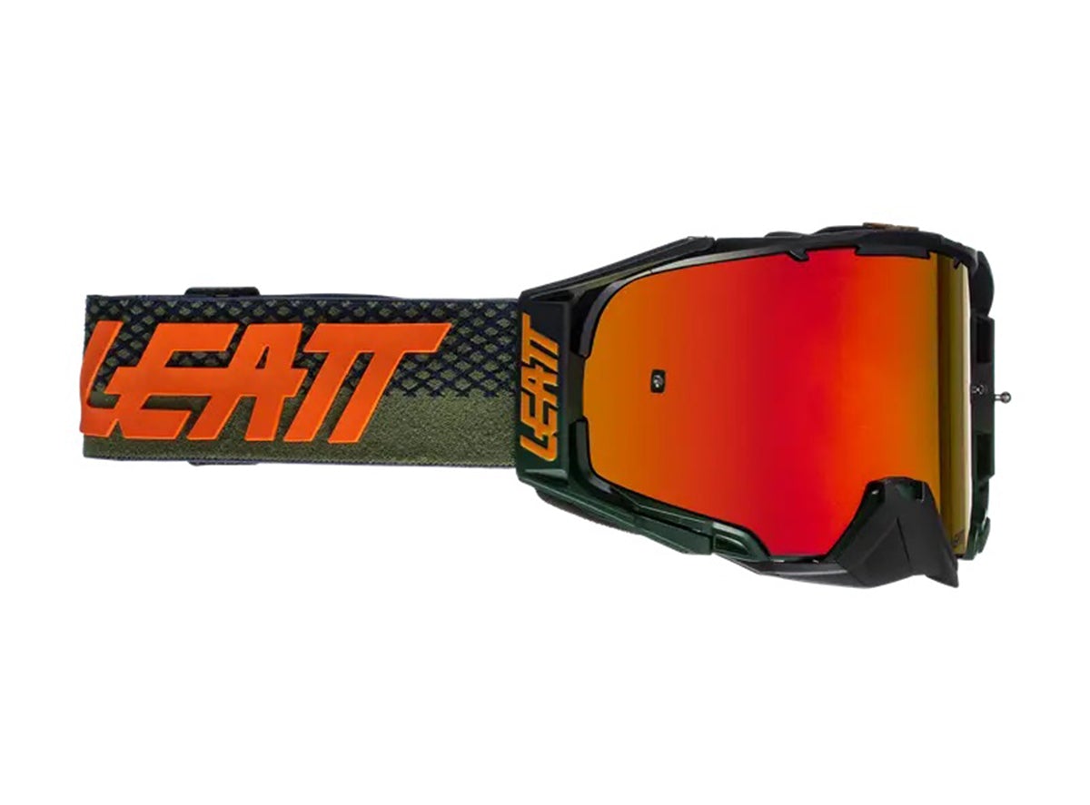 Leatt Velocity 6.5 Iriz MTB Goggle - Cactus - 2021 Cactus Red - 28% Lens