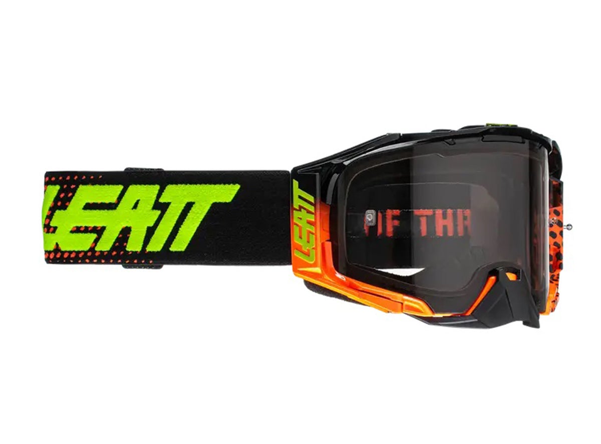 Leatt Velocity 6.5 MTB Goggle - Neon Orange - 2021 Neon Orange Light Gray - 58% Lens