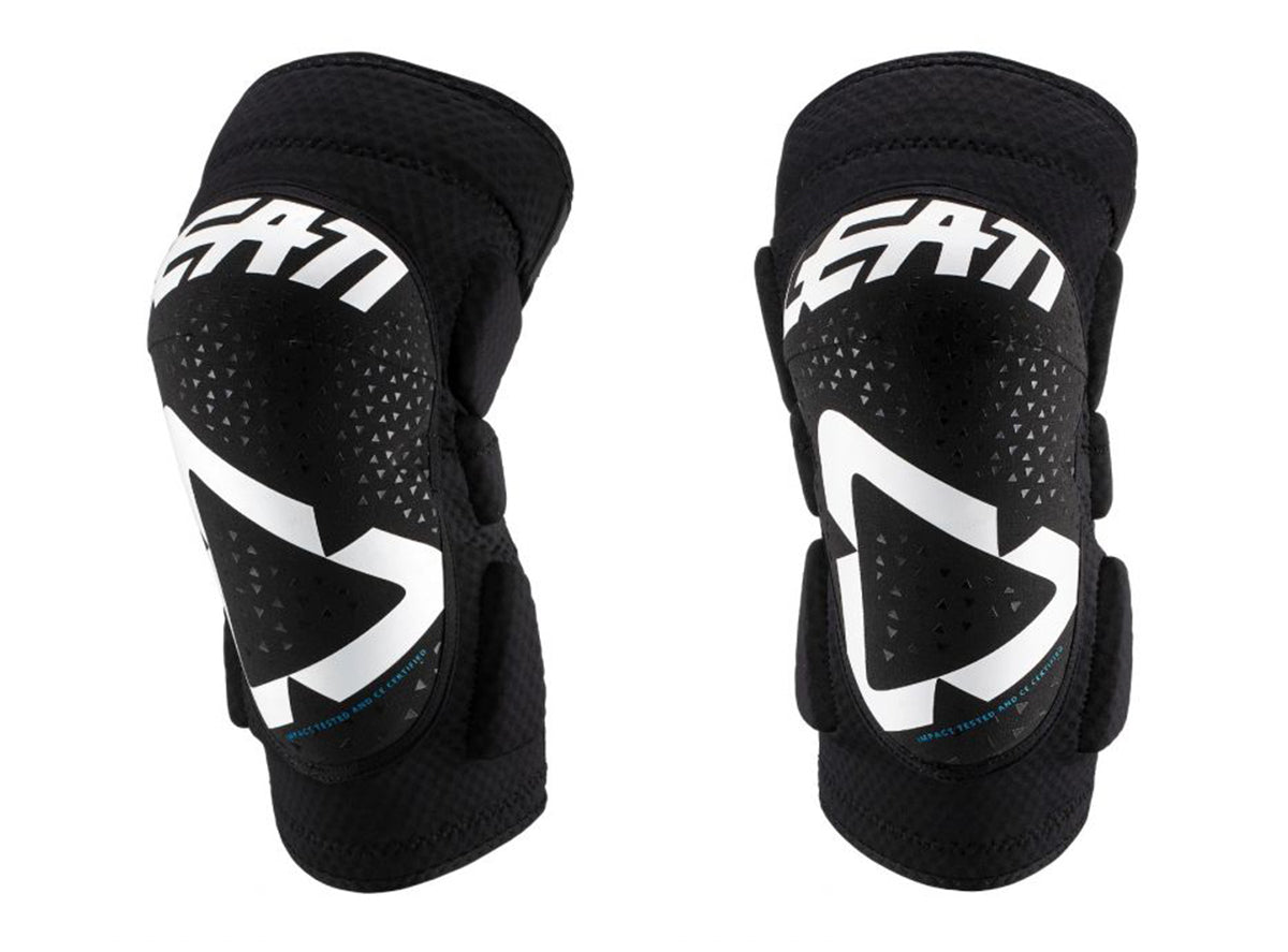 Leatt 3DF 5.0 Junior Knee Guard - White-Black White - Black One Size
