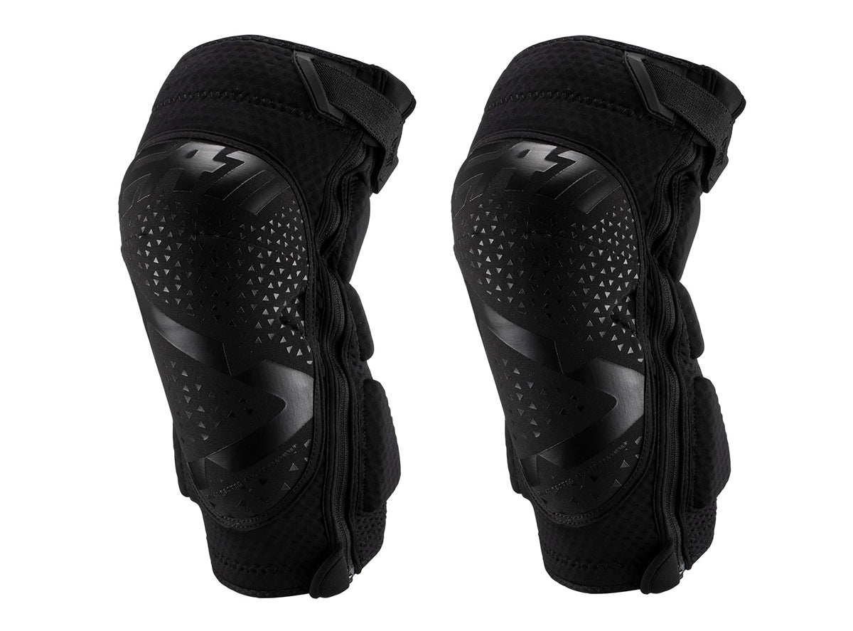Leatt 3DF 5.0 Zip Knee Guard - Black Black Small/Medium