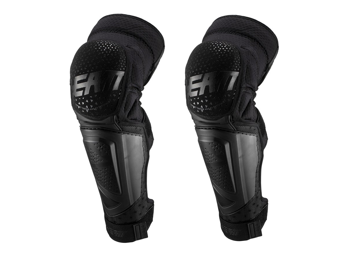 Leatt 3DF Hybrid EXT Knee & Shin Guard - Black Black 2X-Large