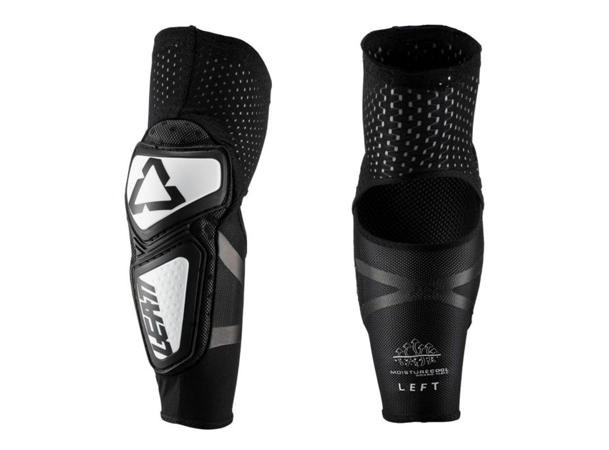 Leatt Contour Junior Elbow Guard - White-Black White - Black One Size