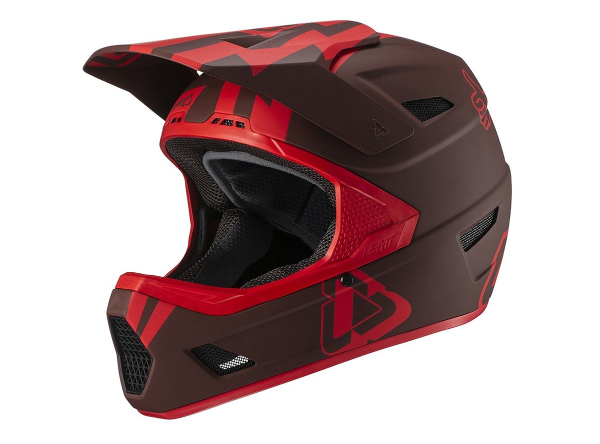 Leatt DBX 3.0 DH V19.3 Full Face Helmet - Stadium - Ruby Stadium Ruby Medium