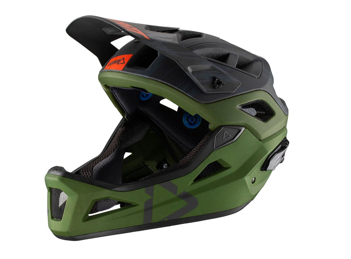 Leatt DBX 3.0 Enduro V19.1 Full Face Helmet - Forest Forest Small