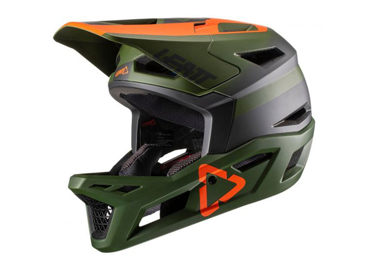 Leatt DBX 4.0 V20.1 Full Face Helmet - Forest – Cambria Bike