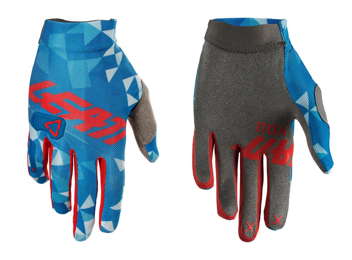 Leatt GPX 2.5 X-Flow MTB Glove - Blue-Red - 2018 Blue - Red Small