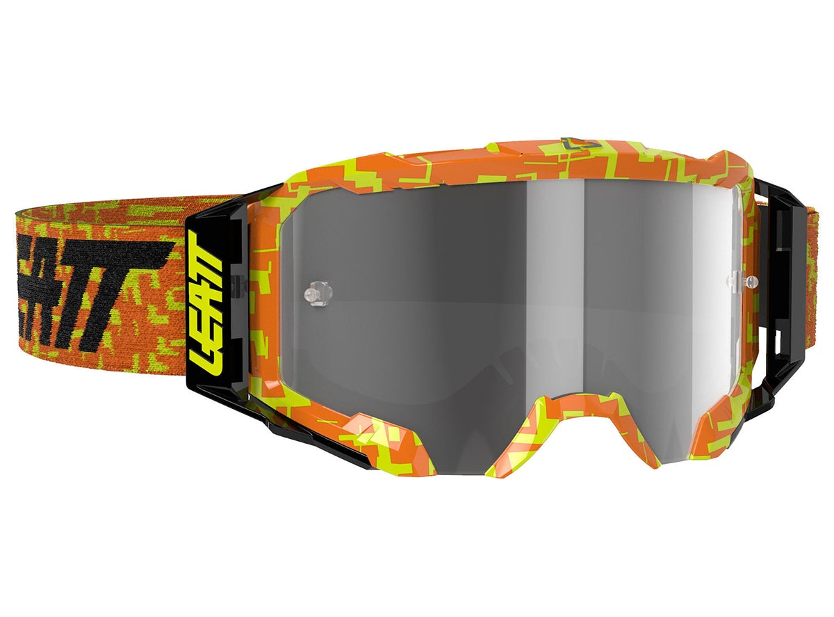 Leatt Velocity 5.5 MTB Goggle - Neon Orange - 2020 Neon Orange Light Gray - 58% Lens