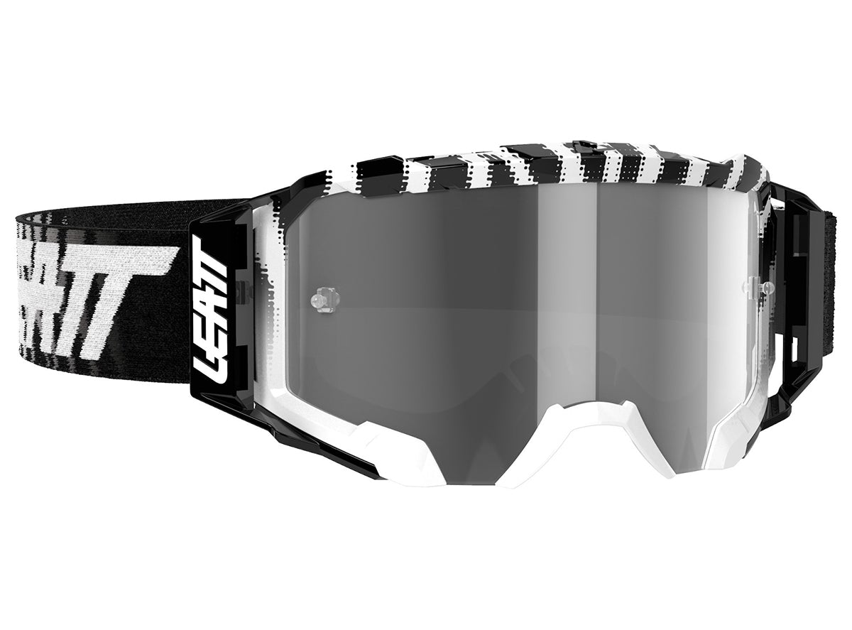 Leatt Velocity 5.5 MTB Goggle - Zebra Zebra Light Gray - 58% Lens