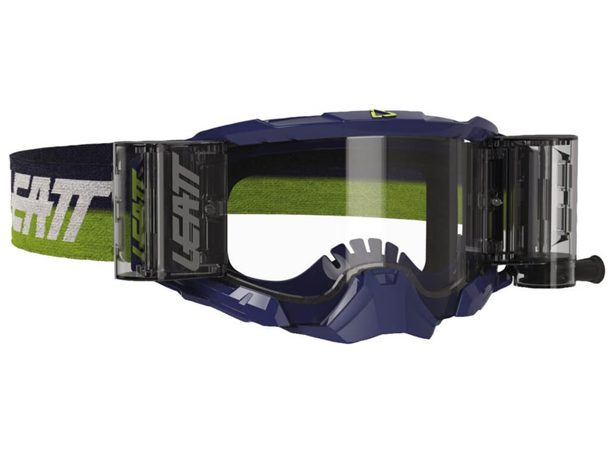 Leatt Velocity 5.5 Roll-Off Goggle - Ink - 2020 Ink Clear - 83% Lens