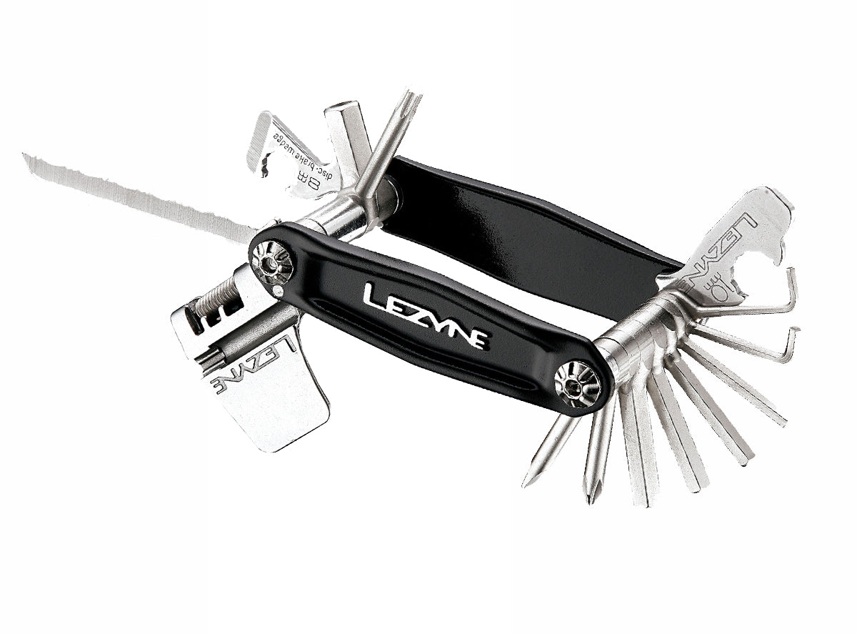 Lezyne CRV-20 Multi-Tool - Black-Silver Black - Silver
