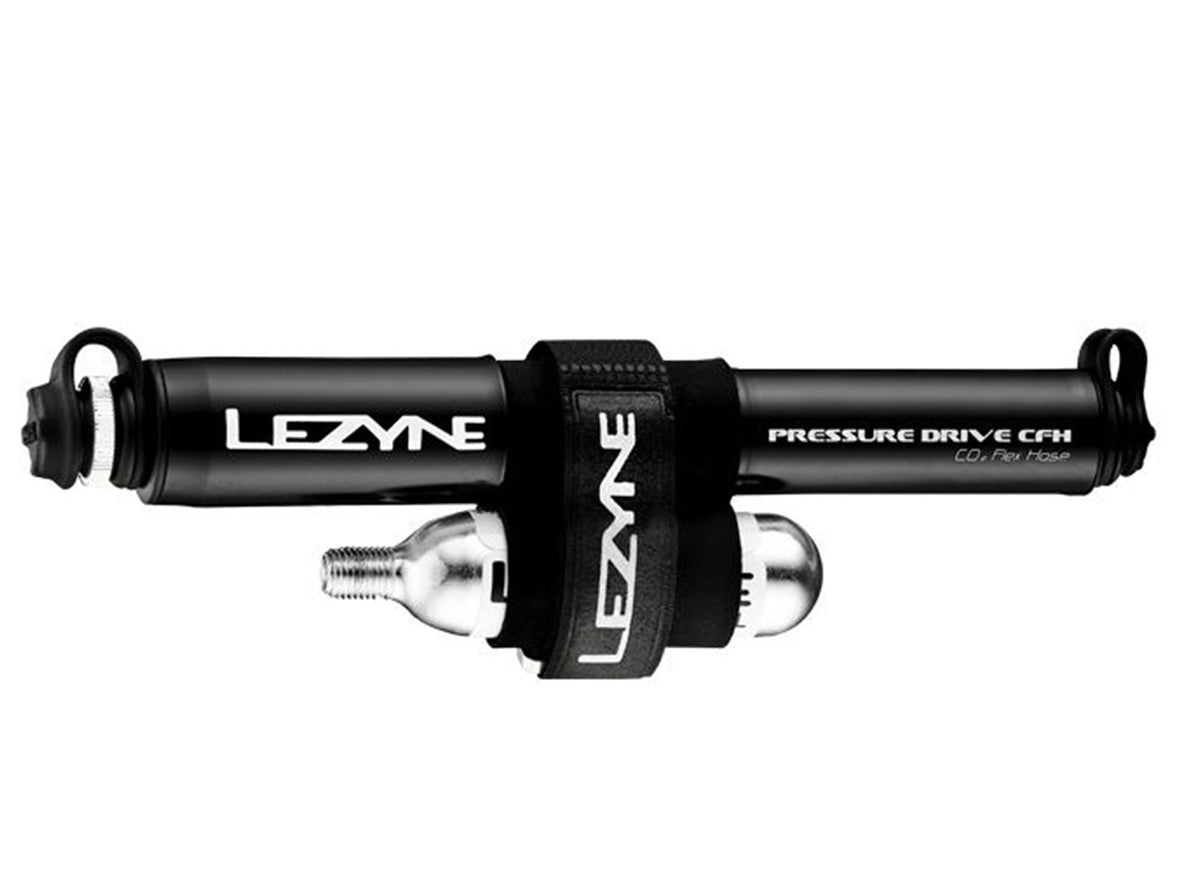 Lezyne Mini Pompe - CNC Drive HP Small - noir satiné Lezyne Mini Pompe - CNC Drive HP Small - noir satiné
