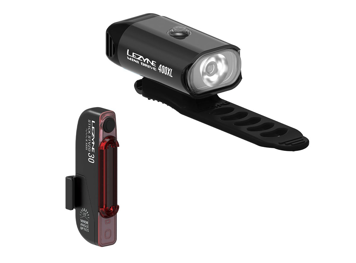 Lezyne Mini Drive 400/ Stick 30 Black