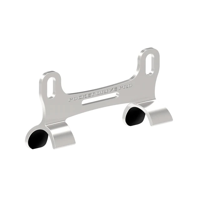 Lezyne Pocket Drive Pro Pump Mount - Silver Silver