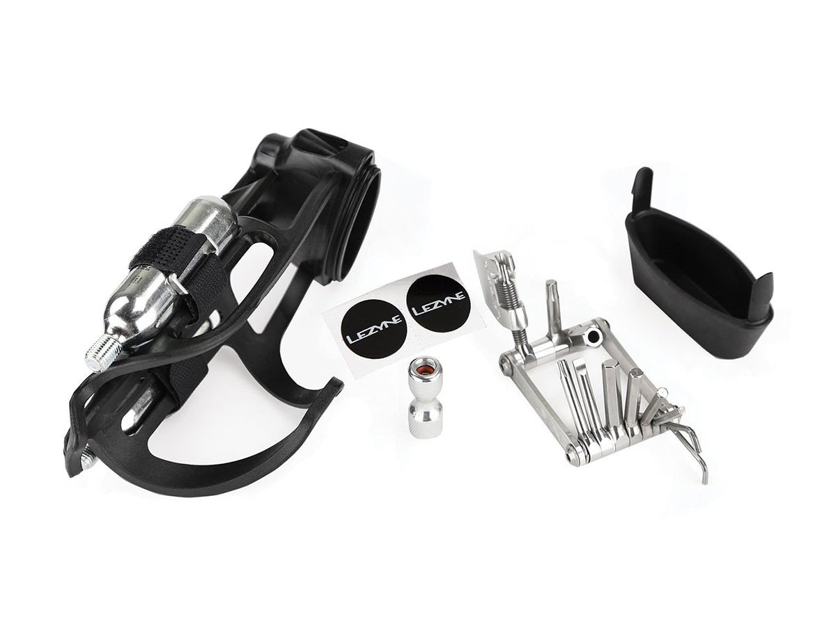 Lezyne Tubeless Flow Storage - Loaded - Black Black