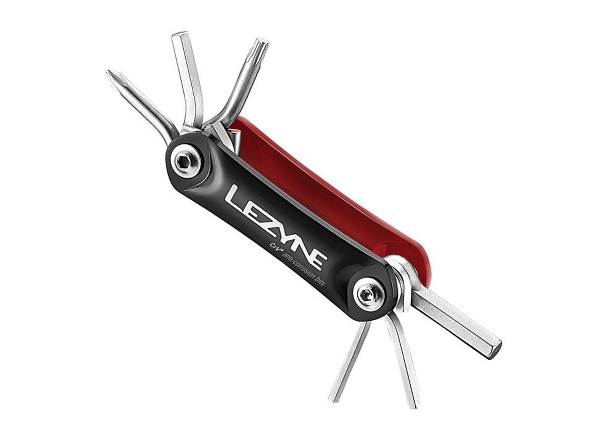 Lezyne RAP-6 Multi Tool - Red-Black Red - Black