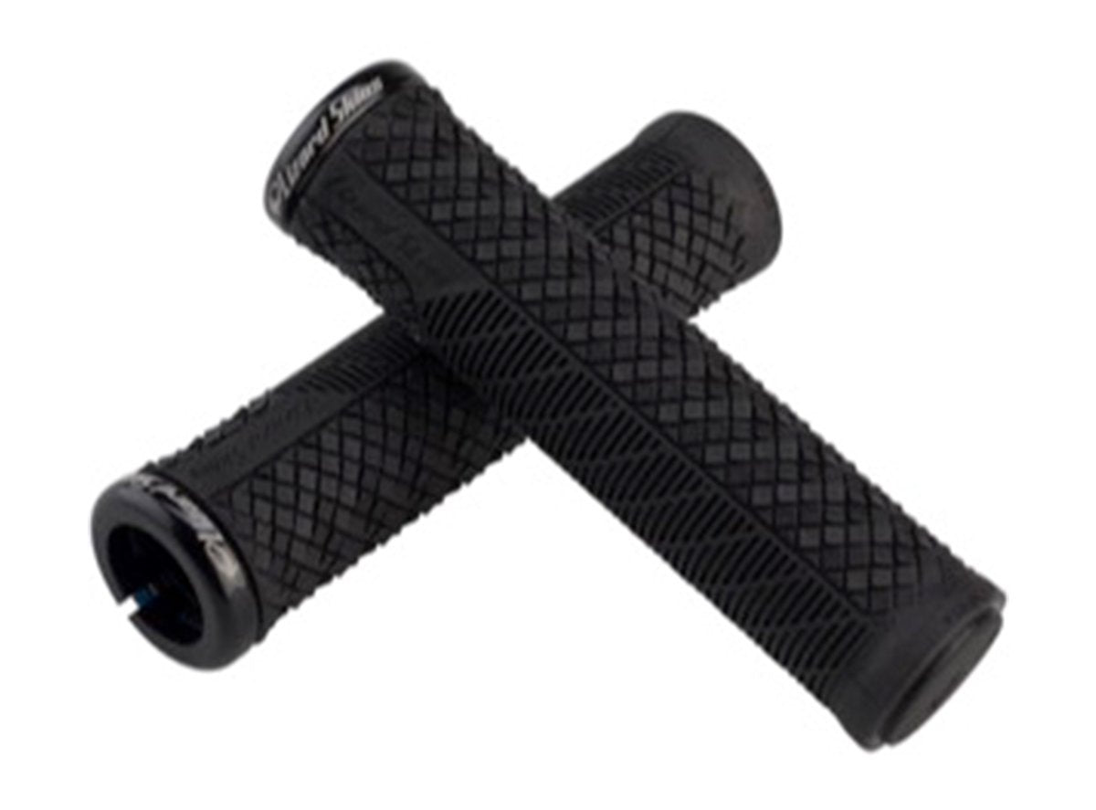 Lizard Skins Charger Evo Single-Sided Lock-On Grips - Jet Black Jet Black