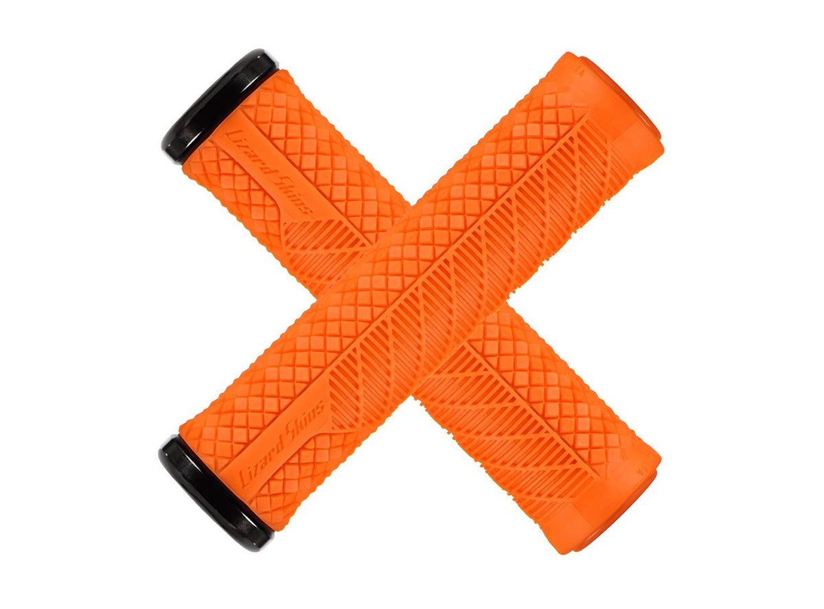 Lizard Skins Charger Evo Single-Sided Lock-On Grips - Blaze Orange Blaze Orange