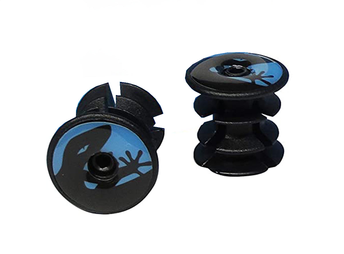 Lizard Skins DSP Bar Tape Plugs - Sky Blue Sky Blue