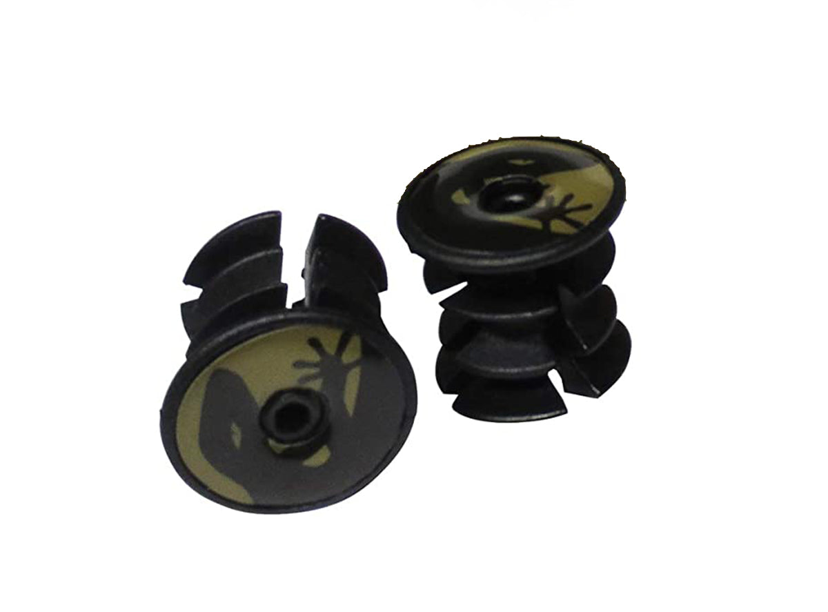Lizard Skins DSP Bar Tape Plugs - Vegas Gold Vegas Gold
