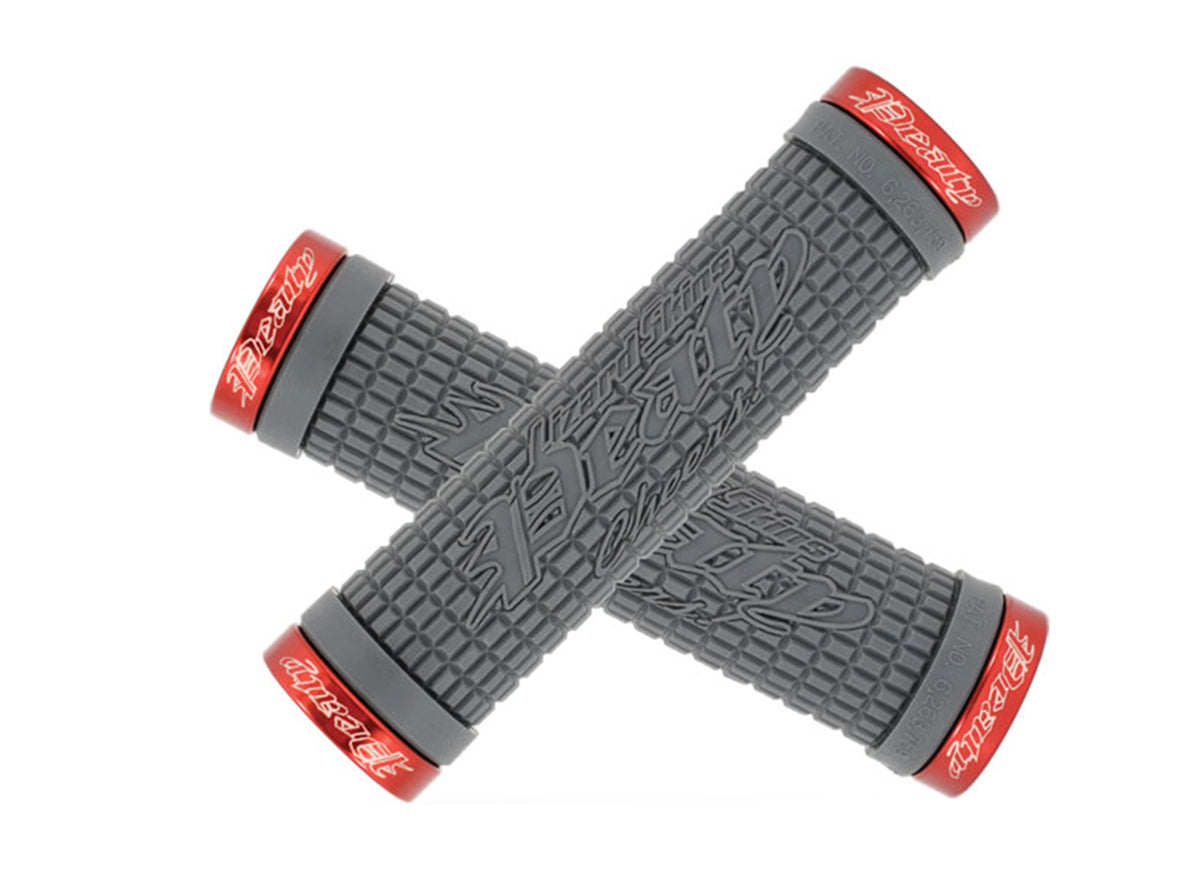 Lizard Skins Dual-Clamp Lock-On Peaty - Graphite Graphite