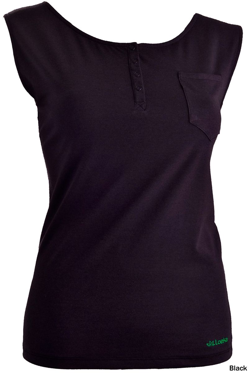 Loeka Tank Top - Black Black X-Small