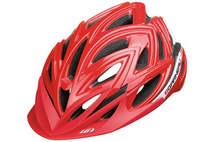 Louis Garneau Carve MTB Helmet - Red Red Small