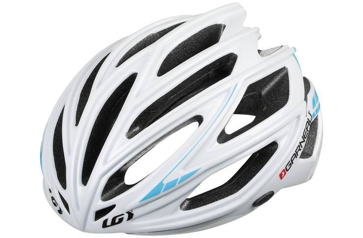 Louis Garneau Sharp Road Helmet - White-Blue White - Blue Small