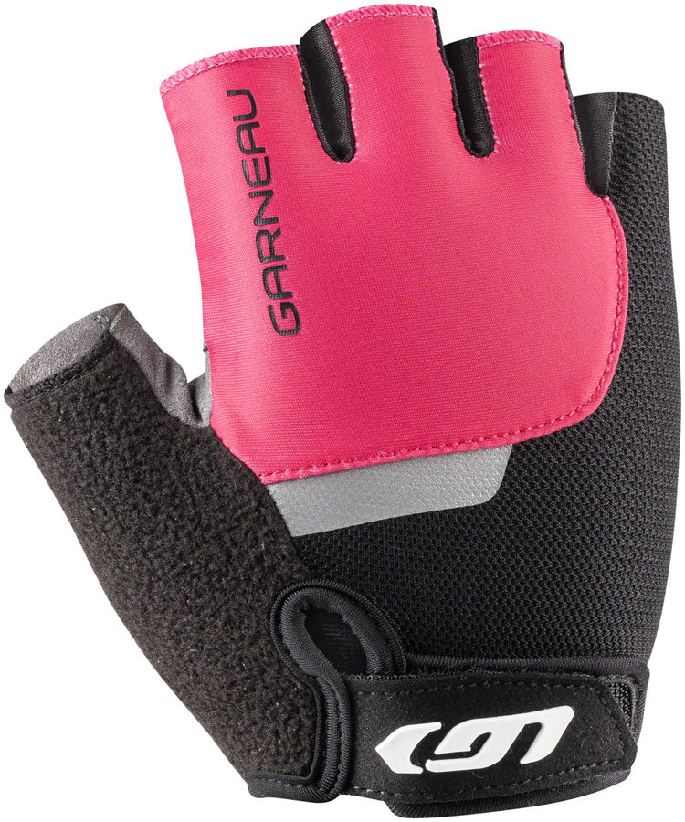 Louis Garneau Biogel RX Road Glove - Womens - Dark Pink - Black - 2022 Dark Pink - Black Small