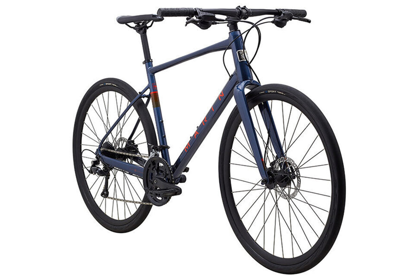 Marin Fairfax 3 700 Fitness Road Bike - Blue-Orange