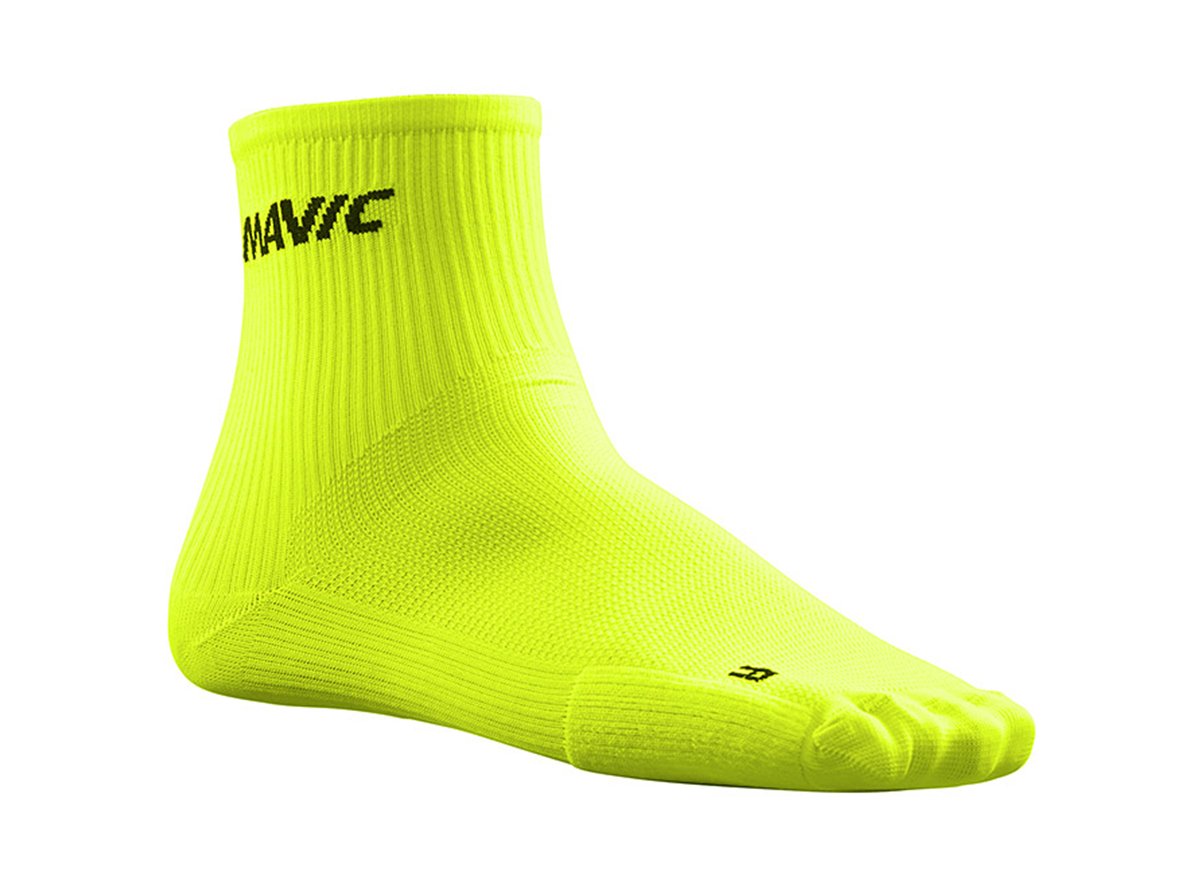 Mavic Cosmic 6" Mid Sock - Safety Yellow Safety Yellow Small