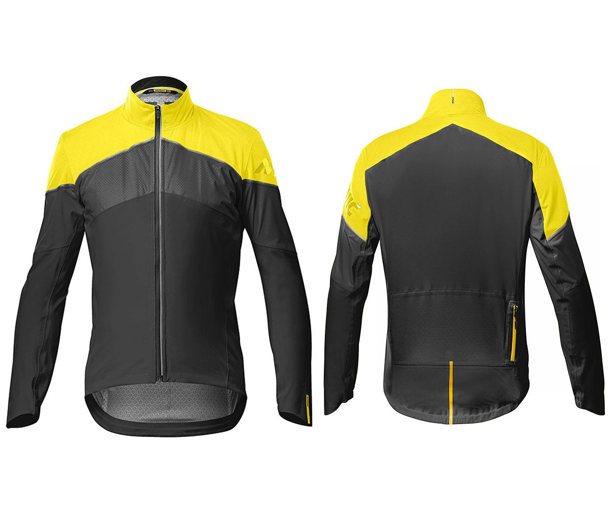 Mavic Cosmic H20 SL Cycling Jacket - Yellow Mavic-Black Yellow Mavic - Black Small