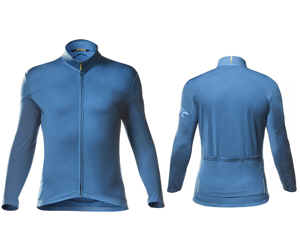 Mavic Cosmic Plain Long Sleeve Road Jersey - Lyons Blue Lyons Blue Small