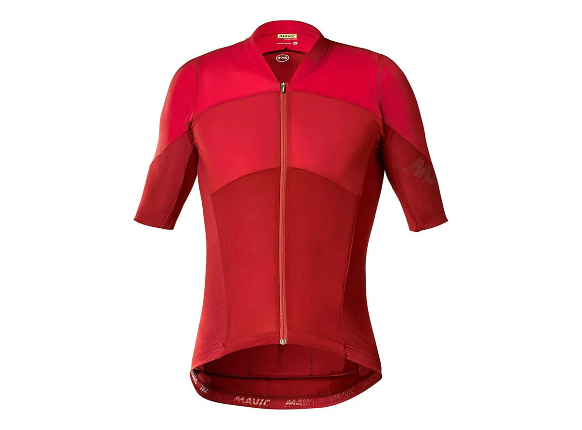Mavic Cosmic Ultimate SL Short Sleeve Road Jersey - Red Red Small
