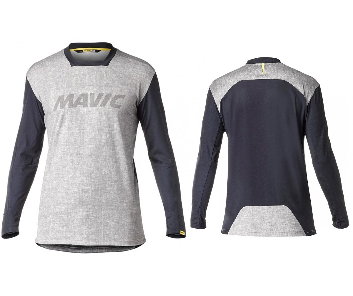 Mavic Deemax Pro Long Sleeve MTB Jersey - Moon Mist-Black Moon Mist - Black Small