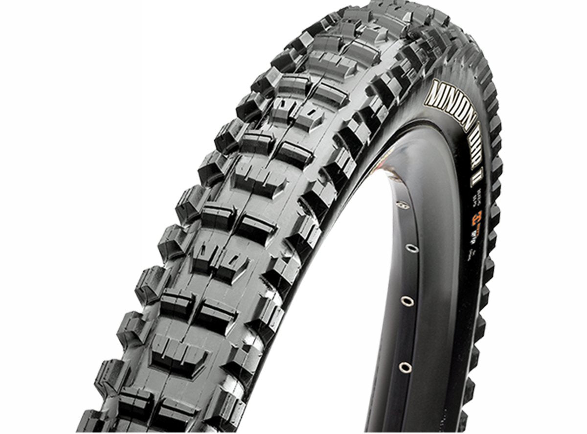 Maxxis Minion DHR II 26" Folding MTB Tire - WT Wide Trail Black 2.4" (3C)MaxxTerra - (TR)Tubeless Ready - (EXO)EXO Sidewall - 60TPI